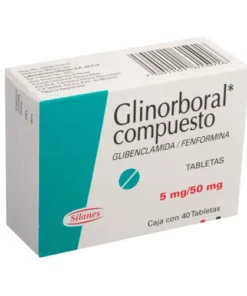GLINORBORAL COMP 5/50MG 40 TAB