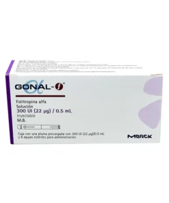 GONAL-F 22 MG 300 UI SOL INY 0.5 ML