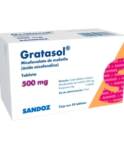 GRATASOL 500 MG 50 TAB