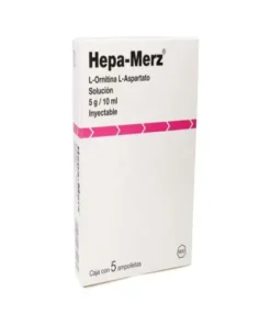 HEPA-MERZ IV 5G 5X10 ML AMP