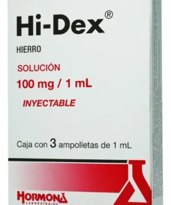 HI-DEX IM 100MG 3X1 ML AMP
