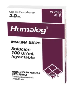 HUMALOG CART INY C/2 3.0 ML