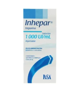 INHEPAR 1000 U AMP 10 ML 1558