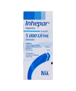 INHEPAR 5000 U AMP 10 ML 1563