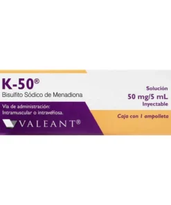 K-50 50 MG 1X5 ML AMP