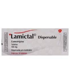 LAMICTAL 100 MG DISPER 14 TAB