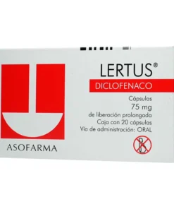 LERTUS 75 MG 20 CAPS