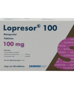 LOPRESOR 100 MG 20 GRAG