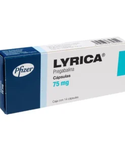 LYRICA 75 MG 14 CAPS