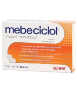 MEBECICLOL 60/300MG 18 TAB