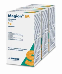 MEGION I.M. 1G SOL INY FA TRIPACK