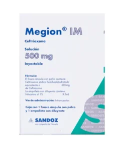 MEGION I.M. 500 MG 2ML FA