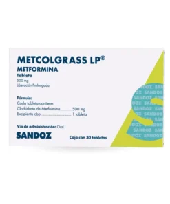 METCOLGRASS LP 500 MG 30 TAB