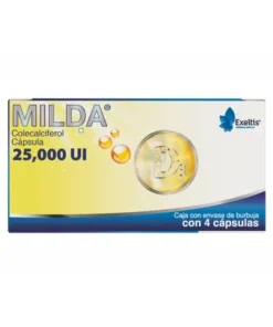 MILDA 25000 UI 4 CAPS