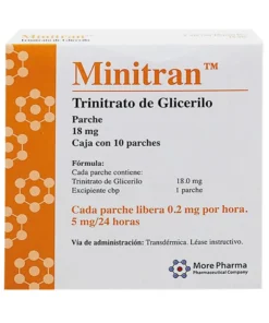 MINITRAN 18MG 5MG/24HRS 10 PARCH