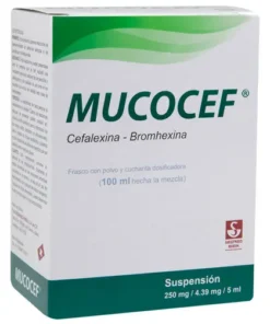 MUCOCEF 250 MG SUSP 100 ML