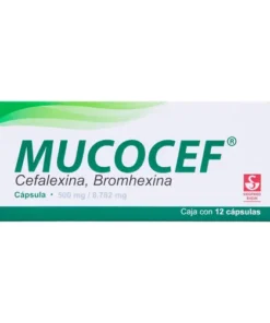 MUCOCEF 500 MG CAPS 12