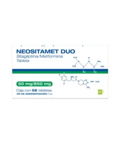 NEOSITAMET DUO 50/850MG 56 TAB