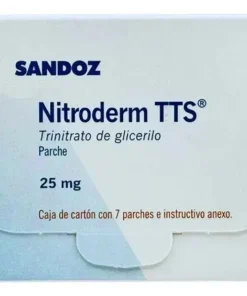 NITRODERM TTS 25/5MG 7 PARCHES