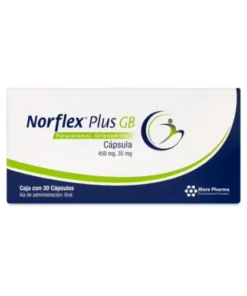 NORFLEX PLUS GB 450/35 MG 30 CAPS