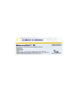 NOVOLIN-R 100 UI VIAL AMP 1X10ML