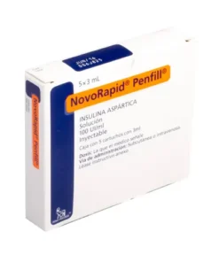 NOVORAPID PENFILL 100U SOLINY 5X3ML