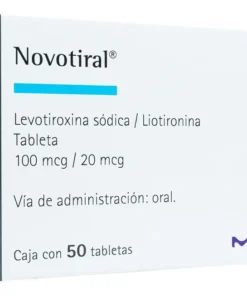 NOVOTIRAL 20/100MCG 50 TAB