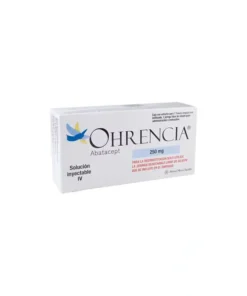 OHRENCIA 250 MG/VIAL SOL INY AMP