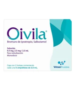 OIVILA 0.5/2.5MG SOL AMP 10X2.5ML