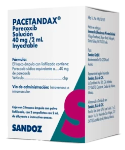 PACETANDAX 40MG SOL INY 2FA-2AMP