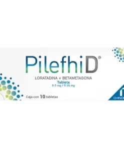 PILEFHID 5.0/0.25 MG 10 TAB