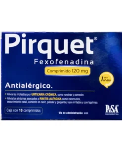 PIRQUET 120 MG ANTIALER 10 CPR