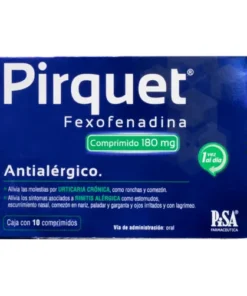 PIRQUET 180 MG ANTIALER 10 CPR