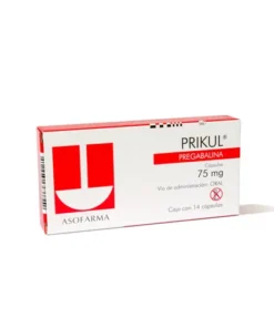 PRIKUL 75 MG 14 CAPS