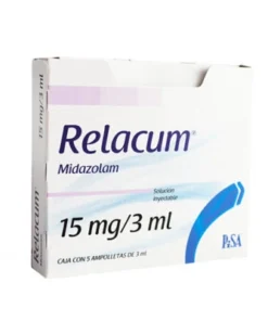 RELACUM 15 MG SOL INY 5X3ML AMP