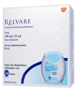RELVARE 100/25MCG INH 30 DOSIS