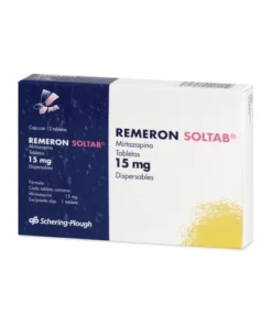 REMERON SOLTAB 15 MG 12 TAB DISP