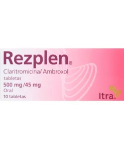 REZPLEN 500/45 MG 10 TAB