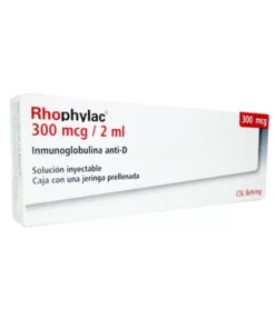 RHOPHYLAC 300 MCG SOL INY 2 ML