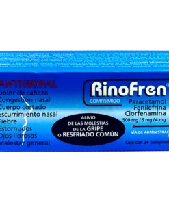 RINOFREN 500/5/4MG 24 CPR