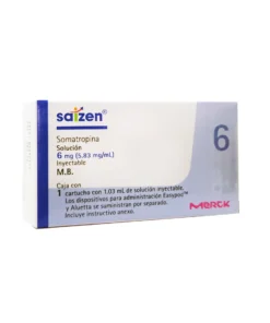 SAIZEN 6 MG SOL INY 1X1 ML