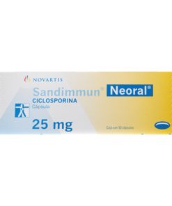 SANDIMMUN NEORAL 25 MG 50 CAPS