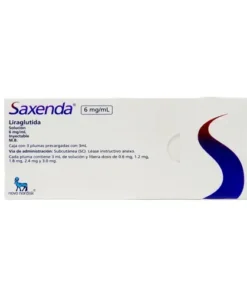 SAXENDA 6 MG SOL INY PLUM 1X3 ML