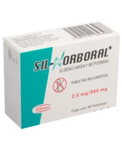 SIL-NORBORAL 2.5/500MG 40 TAB