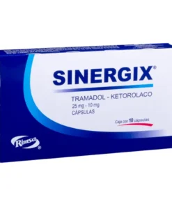SINERGIX 25/10MG 10 CAPS