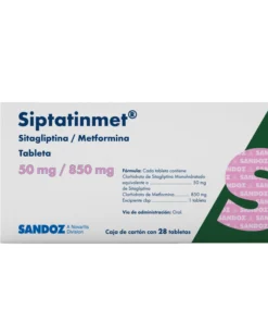 SIPTATINMET 50/850MG 28 TAB