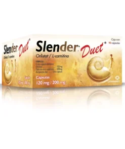 SLENDER-DUET 120/200 MG 90 CAPS