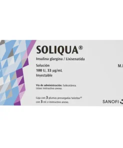 SOLIQUA 100U 33MCG S INY 3X3ML PLUM