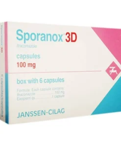 SPORANOX 100 MG 3D 6 CAPS