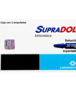 SUPRADOL 30 MG SOL INY 3X1ML